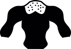 Neck Part Sketch Style Svg Vector, Free Vectors File